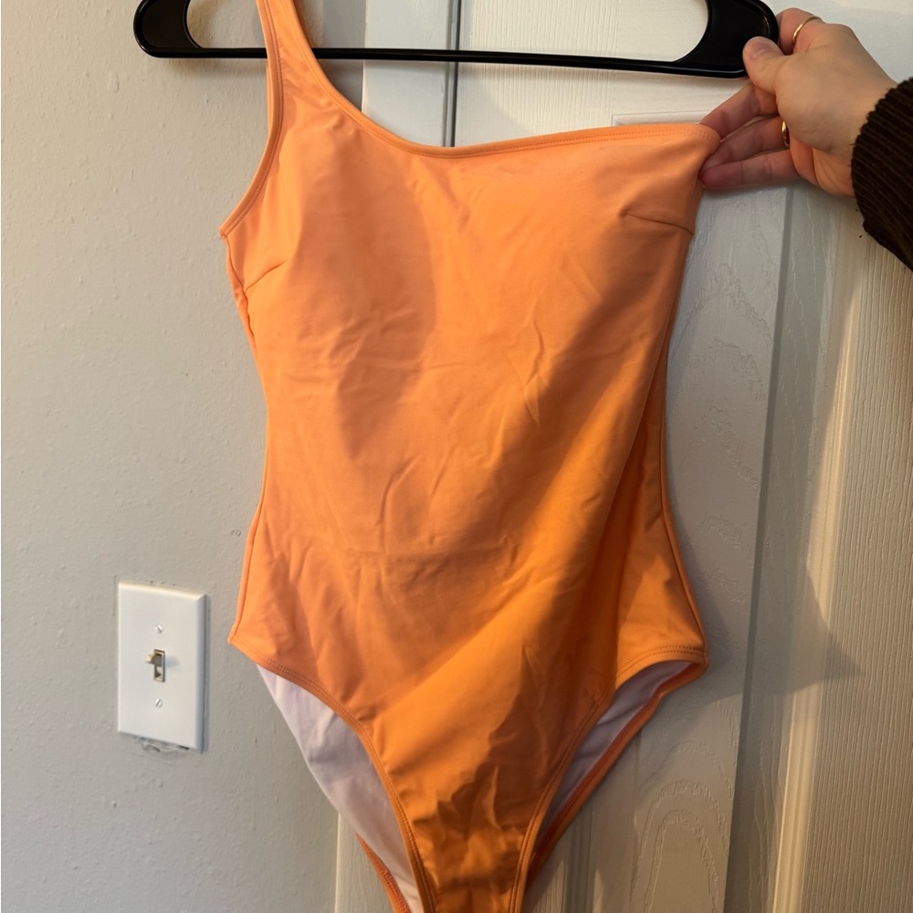 Kids One Piece Swimsuit in Orange